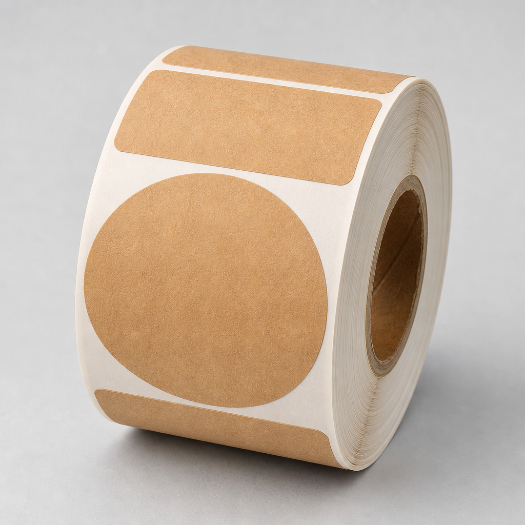 Kraft Etiket 40x60 mm