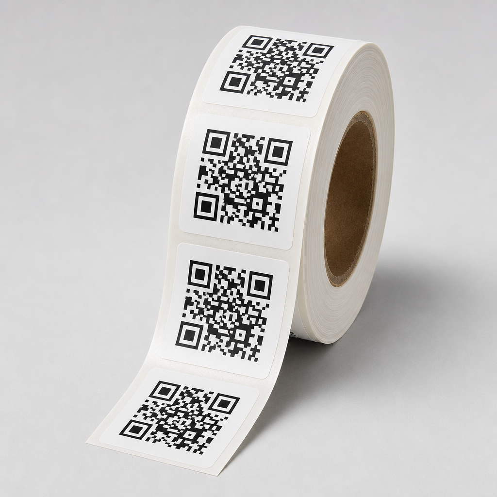 QR Kod Etiketi 35x35 mm